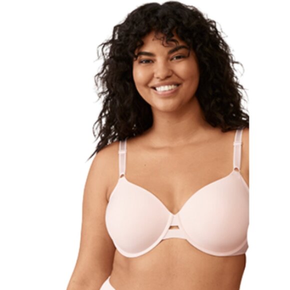 Warners No Side Effects BraUnderwire Satin Padded Cups Back Smoothing 38B 01356 - Picture 2 of 8